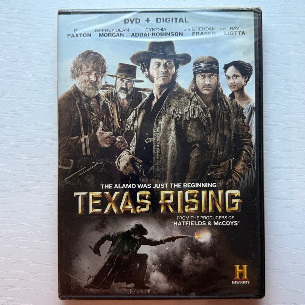 Texas Rising DVD Digital History Channel Miniseries Bill Paxton Jeffrey Morgan